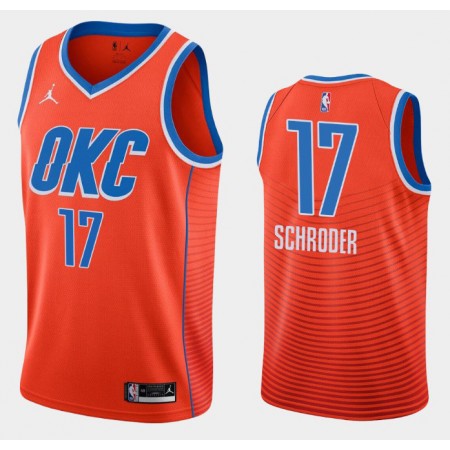 Maillot Basket Oklahoma City Thunder Dennis Schroder 17 2020-21 Jordan Brand Statement Edition Swingman - Homme